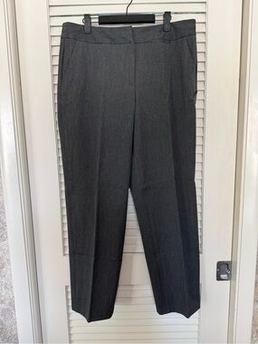 Talbots Charcoal Straight-Leg Dress Trousers